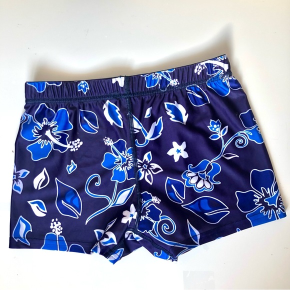 NWOT - L Smack Sportswear Volleyball Booty Short navy purple - Picture 2 of 3